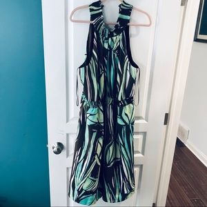 Lane Bryant Palm Leaf Print Dress